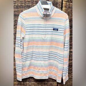 L.L. Bean Multicolor Striped Shirt- Size: Medium Reg, Traditional Fit